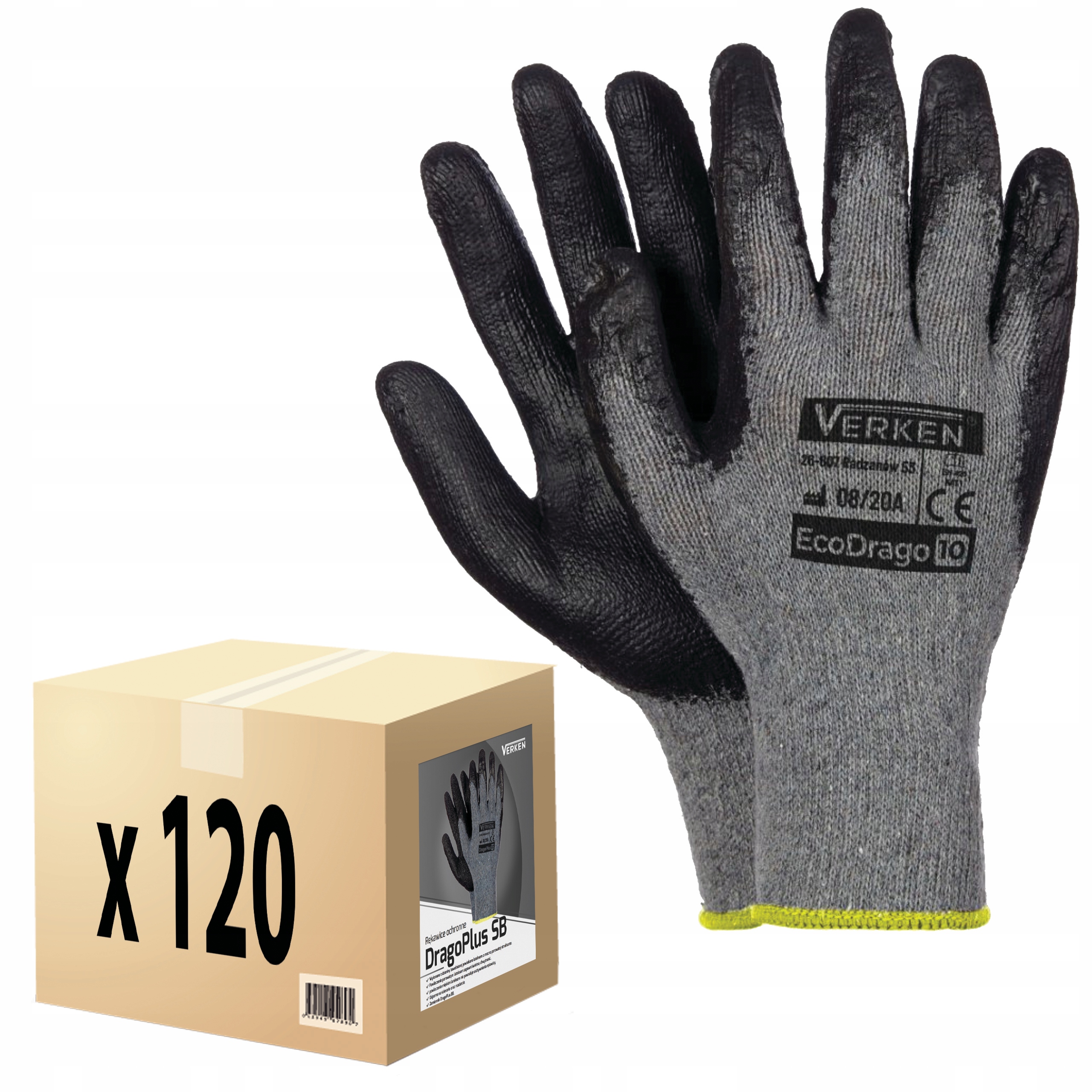 Drago rukavice Verken veľkosť 10 - XL 120 párov